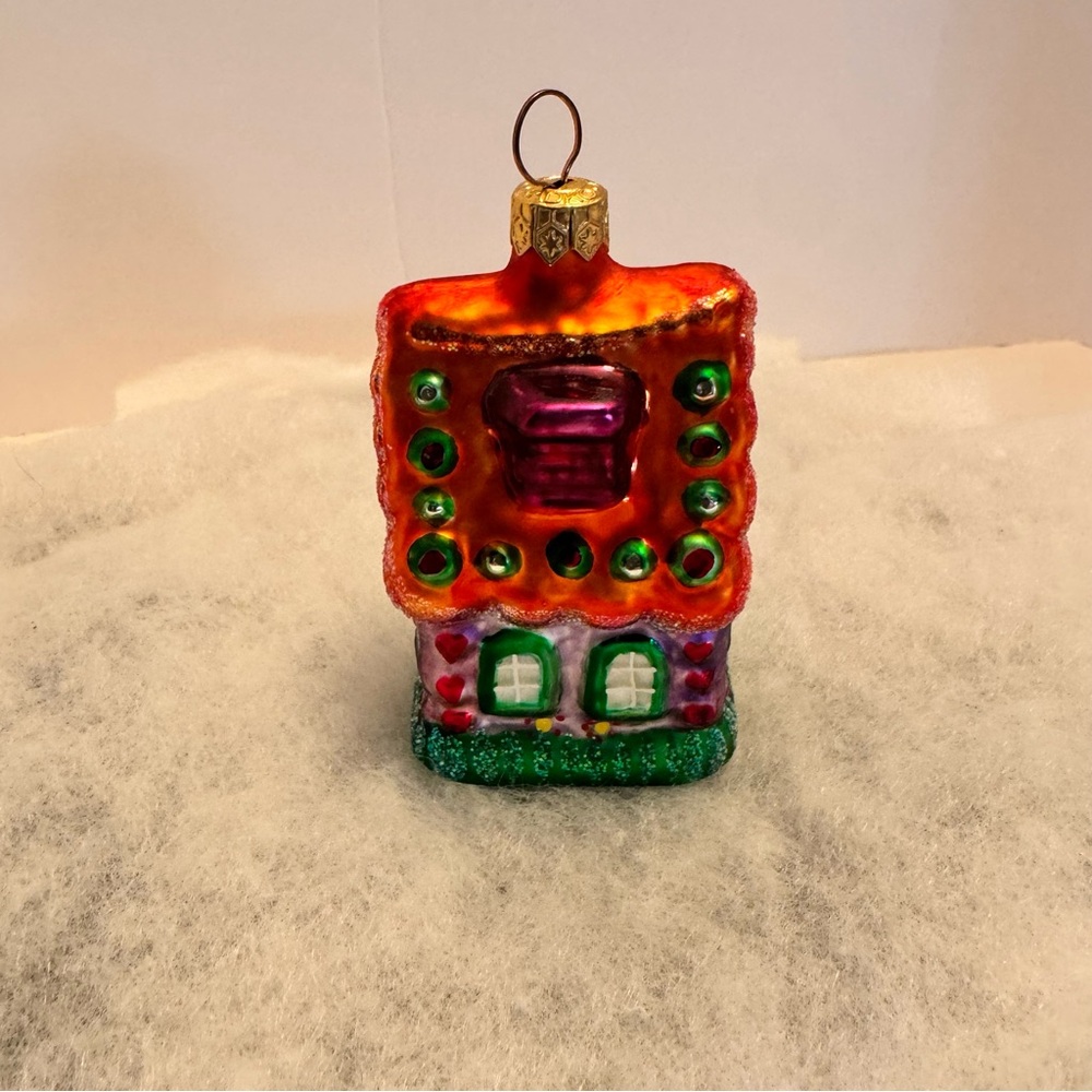 Christopher Radko Sugar‎ Shack Sugar Hill Christmas Tree Ornament